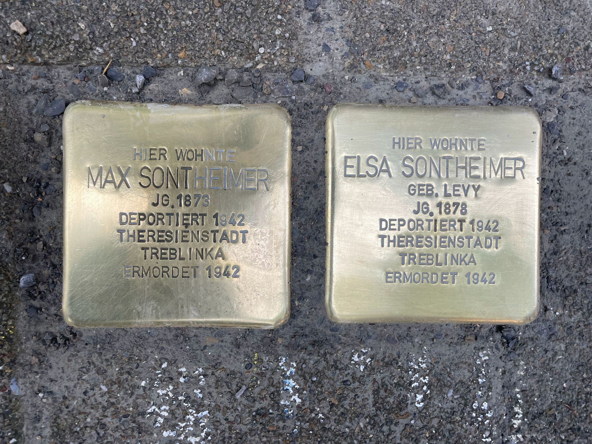 Stolpersteinverlegung